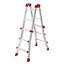 Hailo M80 Aluminium Multipurpose ladder 4x3 Rungs