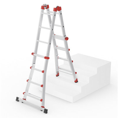 HAILO M80 ALUMINIUM MULTIPURPOSE LADDER - 4X4 RUNGS