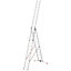 HAILO S100 ProfiLOT Pedal Adjustment Combination Ladder - 3 x 12 Rungs