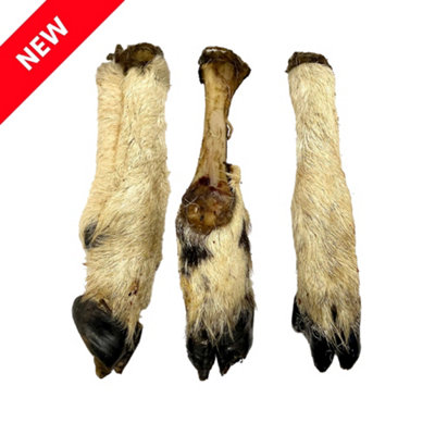 Hairy Lamb Legs "Lamb Feet" (10pcs) Dog's Dental Chew Treats