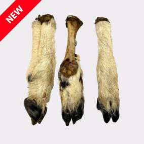 Hairy Lamb Legs "Lamb Feet" (50pcs) Dog's Dental Chew Treats