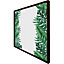 Half botanical border (Picutre Frame) / 16x16" / White