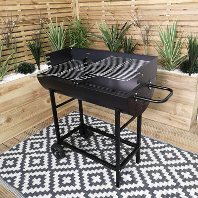 Half on sale drum bbq