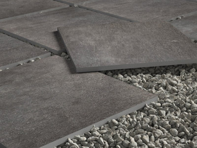 HALF PACK - Leonardo Anthracite 20mm Thick 600mm x 600mm Trade Bulk Porcelain Paver Value Pack (Pack of 32 w/ Coverage of 11.52m2)