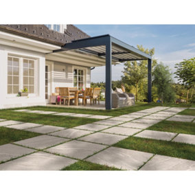 HALF PACK - London Grey 20mm Thick 600mm x 600mm Porcelain Paver Value Pack (Pack of 32 w/ Coverage of 11.52m2)