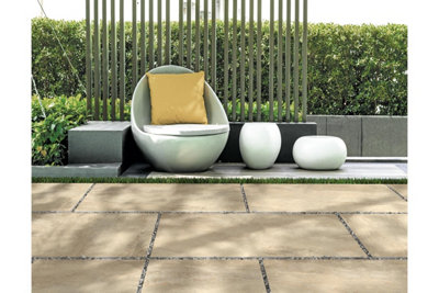 HALF PACK - Slatestone Beige 20mm Thick 600mm x 900mm Trade Bulk Porcelain Paver Value Pack (Pack of 22 w/ Coverage of 11.88m2)