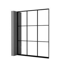 Half Patishon 1800mm Framed self install glazed partition room divider