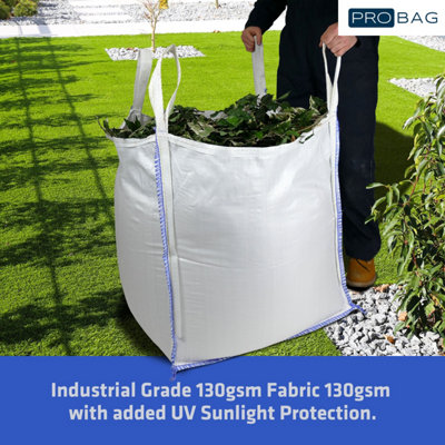 Half Ton Bulk Bag - Heavy Duty Skip Bag - Mini Ton Bag - Tonne Bag - FIBC Builders bag - Dumpy Bag - 4