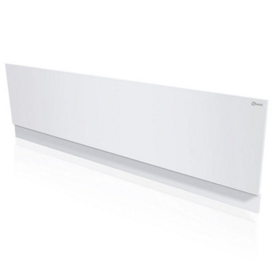 Halite Waterproof 1700mm Front Bath Panel and Plinth - Gloss White