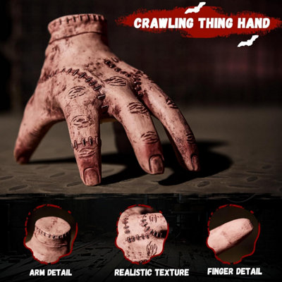 Halloween Animatronic Crawling Hand Inspired by Wednesday Addams