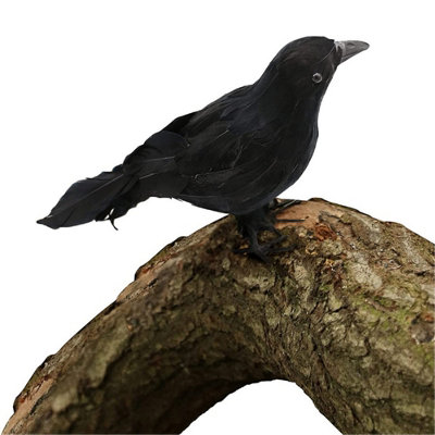 Halloween Black Crow Decoration - Pack of 4