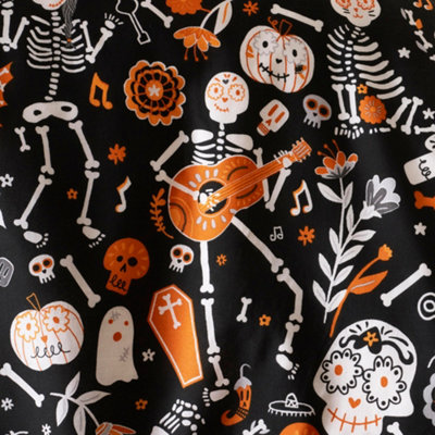 Halloween Day of the Dead Childrens Bedroom Duvet Cover Set