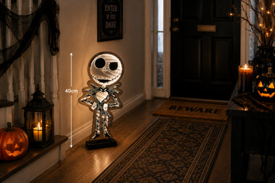 Halloween Decoration Jack Skellington Infinity Light 40cm Indoor LED ...