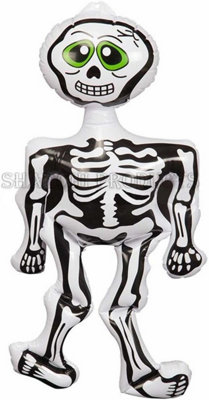 Halloween Inflatable Skeleton 73cm Scarry Spooky Blow-Up Toy Party Horor Decor