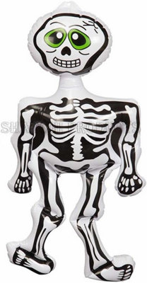 Halloween Inflatable Skeleton 73cm Scarry Spooky Blow-Up Toy Party Horor Decor