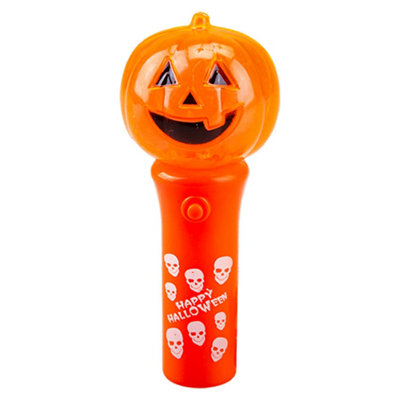 Halloween Light Up Wand Accessory Party Trick or Treat 11. 3cm Pumpkin