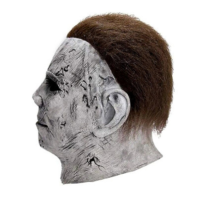 Halloween Michael Myers Full Head Latex Mask Horror Cosplay Fancy Dress ...