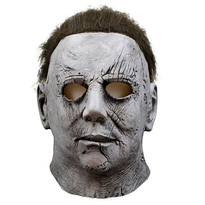 Halloween Michael Myers Full Head Latex Mask Horror Cosplay Fancy Dress ...
