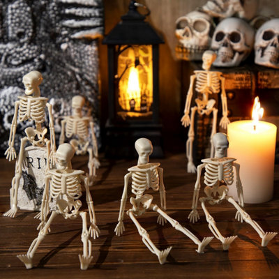 32 Mini Figurines Halloween En Résine – Fantômes, Citrouilles, Squelettes – Déco De Table