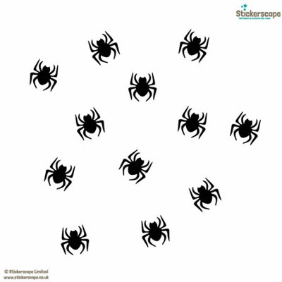 Halloween Spiders Window stickers