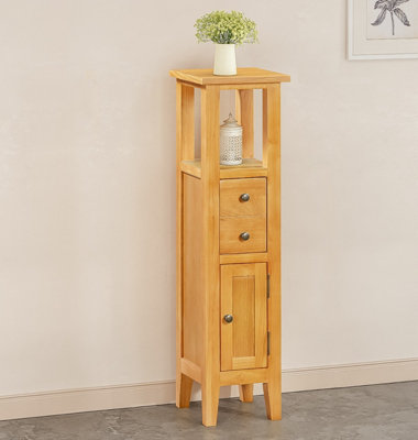 Hallowood Furniture Aston Open Top Tower Cabinet