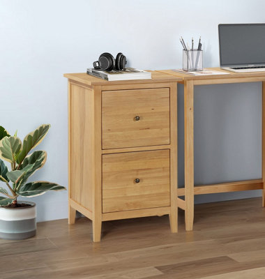 Hallowood Furniture Aston - Mobiletto angolare in legno di quercia, per soggiorno, con 1 anta + 2 ripiani regolabili, versatile ripiano in rovere e tavolino per telefono