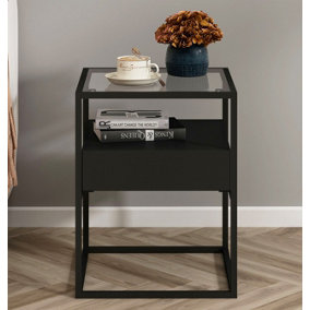 Hallowood Furniture Bewdley Side Table with Drawer