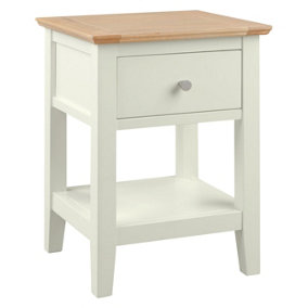 Hallowood Furniture Clifton Oak Painted Lamp Table
