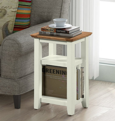 Hallowood Furniture Clifton Oak Painted Magazine Table