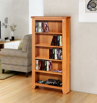 Hallowood Furniture Cotswold CD/DVD Storage Unit | DIY at B&Q