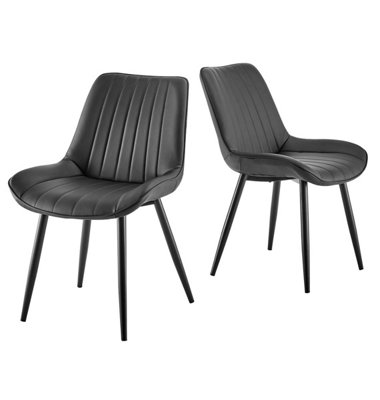 Hallowood Furniture Cullompton Dining Chairs Set Of 2, Upholstered Cream Fabric Dining Chairs