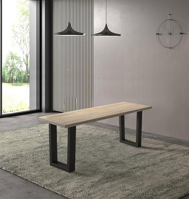 Hallowood Furniture Dudley Dining Bench - 100cm