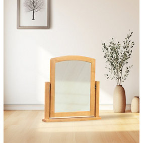 Hallowood Furniture Hereford Oak Dressing Table Mirror