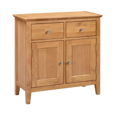 Hallowood Furniture Hereford Oak Small Sideboard DIY at B&Q