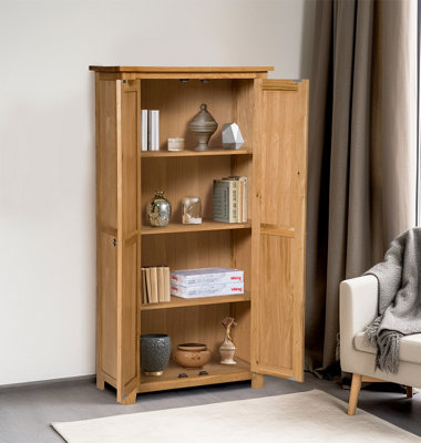 Hallowood Furniture Waverly - Set 2 Tavolini rotondi in Rovere