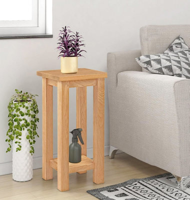 Hallowood Furniture Waverly Oak Tall Side Table