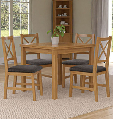 Set di 2 Tavolino Salotto Legno Massello Tavolini da Soggiorno Tavoli