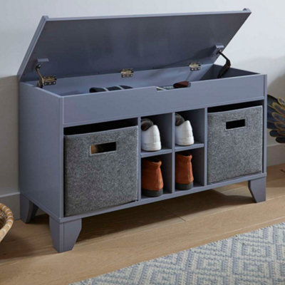 Ottoman shoe deals storage bench