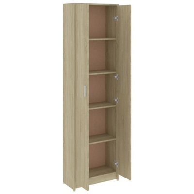 sarbyar  Monza Sliding Wardrobe - 218cm - 2 Door - Mirror - Artisan Oak