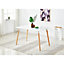 Halo 4 or 6 seating Dining Table Single, White