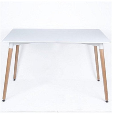 Halo 4 or 6 seating Dining Table Single, White