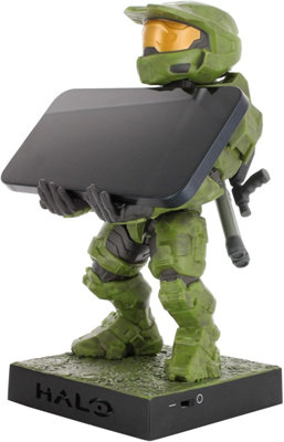 Halo Master Chief Light-Up Halo Base Original Controller And Phone Holder