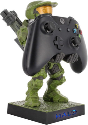 Halo Master Chief Light-Up Halo Base Original Controller And Phone Holder