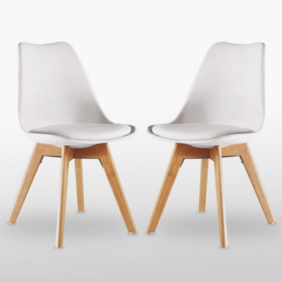 Halo Round Dining Set with White Table and 2 White Chairs