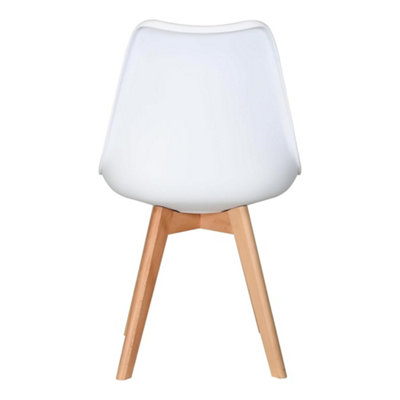 Halo Round Dining Set with White Table and 2 White Chairs