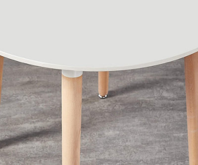 Halo Round Dining Table Single, White