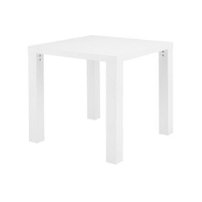 Halo White High Gloss Square Dining Table