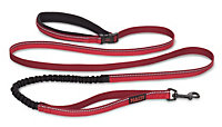 HALTI Active Lead Size Small, Red, Award-Winning Bungee Dog Lead, Shock-Absorbing Anti-Pull Dog Leash