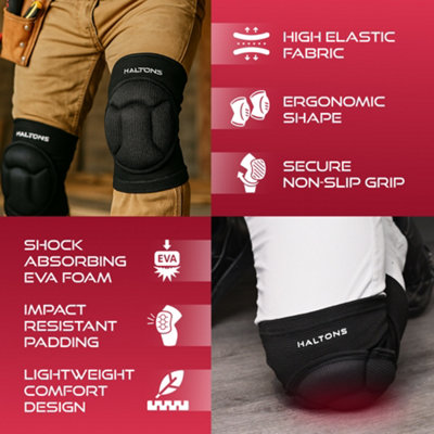 thumbnail image 2 of 2 Pieces Knee Pad For Pants Knee Protectors EVA For Work 2 of 12