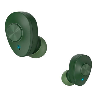 HAMA FREEDOM BUDDY GREEN BLUETOOTH WIRELESS IN-EAR EARBUDS WITH BASS BOOST
